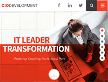 Tablet Screenshot of ciodevelopment.com